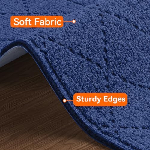 Stair Treads for Wooden Steps 4 PCS, Non Slip Stair Rugs Blue - Image 2