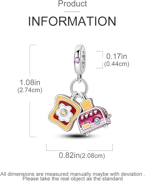 NARMO S925 Sterling Silver Charms Hamsa Charm for Pandora Bracelets Cross Charms for Bracelets Perfume High Heels Dangle Charms Silver Charms for Women