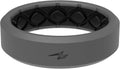 Groove Life Zeus Anti Stretch Silicone Ring Breathable Silicone Rings for Him and Her, Unique Design, Comfort Fit Ring