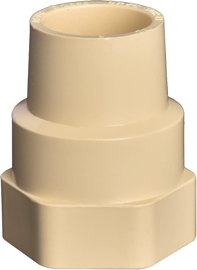 3/4" 10pcs CPVC Female Coupling Thread to Slip Beige | Pipe Fittings Adapter - Image 4