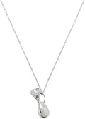 Snake Butterfly Necklace for Women Y2k Irregular Round Bead Pendant Women's Jewelry