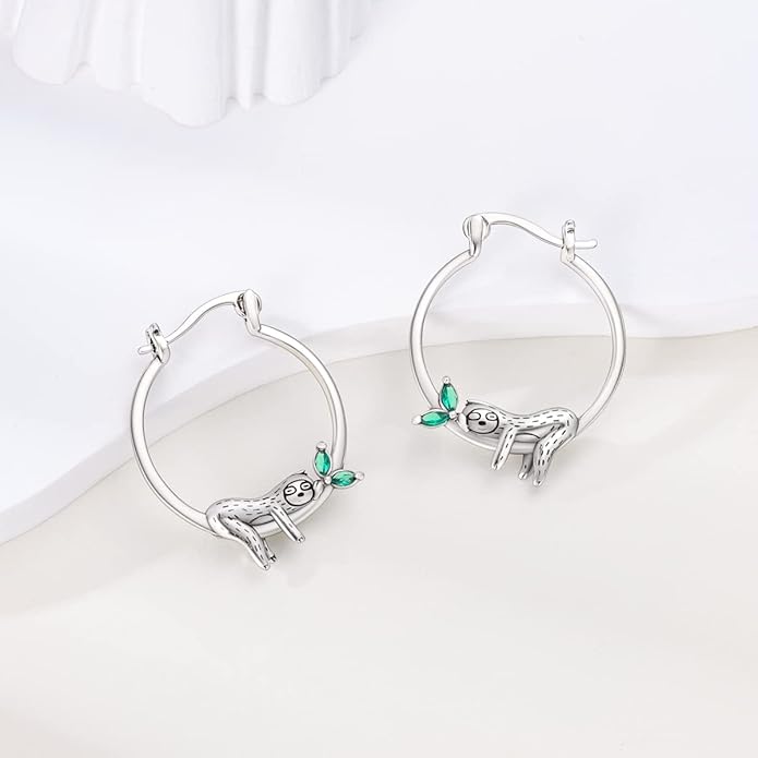 Parmuz 925 Sterling Silver Huggie Hoop Earrings Butterfly Posts Thick Chunky Hoops for Women Small Tiny cuff Cubic Zirconia Snake Heart Earring