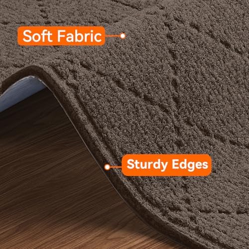 Stair Treads for Wooden Steps 10 PCS Non Slip Stair Rugs Brown - Image 2