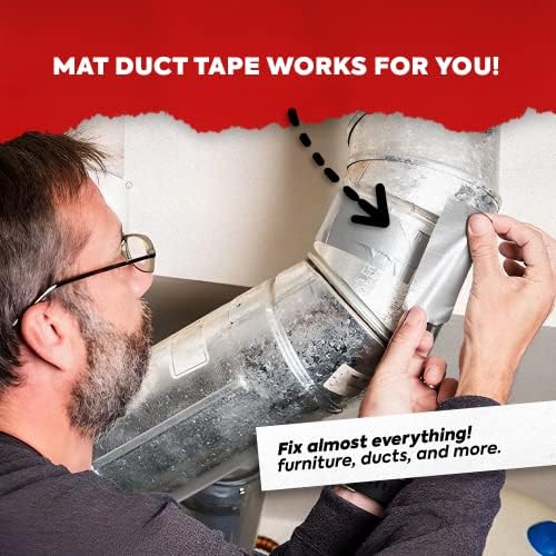 MAT Duct Tape White Industrial Grade, 2 inch x 60 ft. Waterproof, UV Resistant - Image 4
