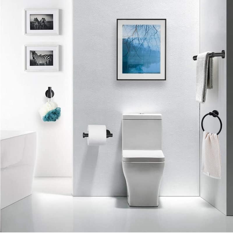 20pcs Bathroom Hardware Set, Matte Black Bathroom Hardware Set, Including 16" - Image 7