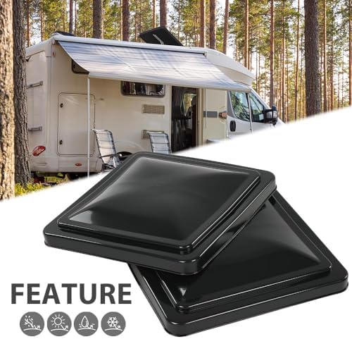 ALLGOOD Replacement Roof Vent Cover Camper RV Trailer 14" x 14" - Image 2