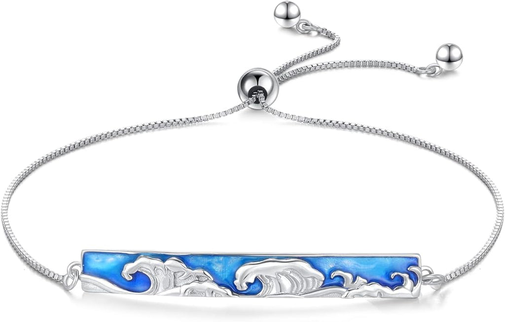 Dragonfly Bracelet 925 Sterling Silver Butterfly Bracelet Adjustable Celtic Moon Bracelet Irish Celtic Jewelry Gifts for Women