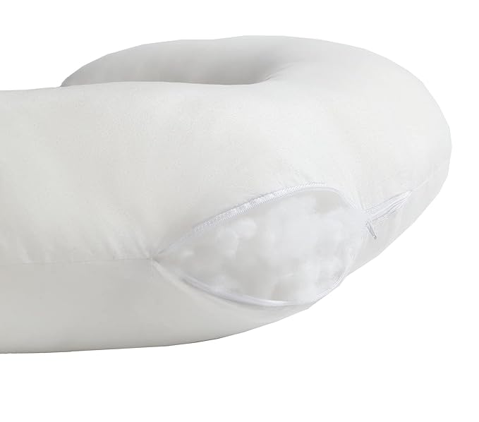 Baby Nursing Pillow and Body Positioner for Breastfeeding and Bottle Feeding for Baby Boys and Girls, Breast Feeding Pillow for Propping Baby, Tummy Time, Sitting Support, Naked Pillow