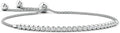 Angara Diamond Tennis Bolo Bracelet in 14K Solid Gold | Natural Diamond Adjustable Chain Bracelet for Women | April Birthstone Jewelry Gift For Women