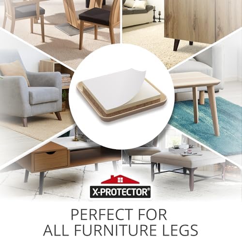 X-PROTECTOR Chair Sliders – 24 PCS 2" Furniture Sliders - Image 3