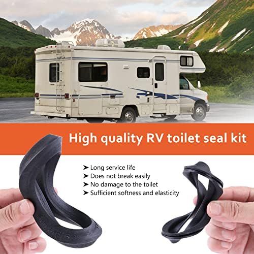 boeemi RV Toilet Seal Kit for Dometics 300 310 320 Series, 2-in-1 Combo - Image 5