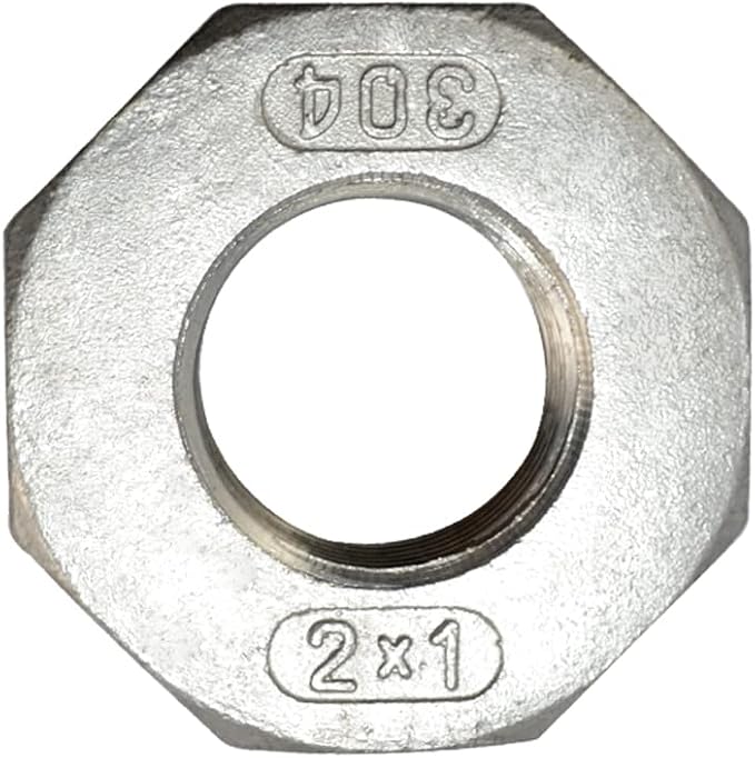 1/4" Male NPT to 1/8" Female NPT Female Reducing/Reducer Bushing Pipe Fitting - Image 3