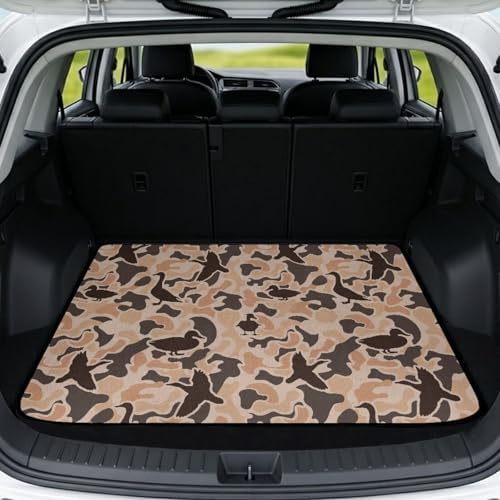 ELEQIN Duck Camouflage, Car Trunk Cargo Liner, Washable Auto Trunk Protective by ELEQIN