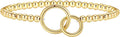Gold Bracelets for Women 14K Gold Beaded Bracelets Stackable Bracelets for Women Gold Charm Bracelet Non Tarnish Gold Jewelry for Women Trendy