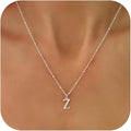 Valentines Gifts for Her Women - Initial Necklaces for Women Dainty 14k Gold Plated A-Z Letter Pendant Name Necklaces Cute Charm Choker Fashion Accessories Non Tarnish Trendy Jewelry Gift
