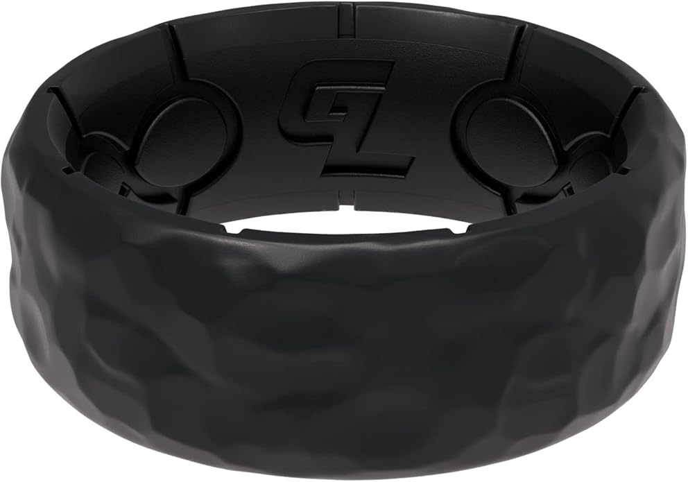 Groove Life Zeus Anti Stretch Silicone Ring Breathable Silicone Rings for Him and Her, Unique Design, Comfort Fit Ring