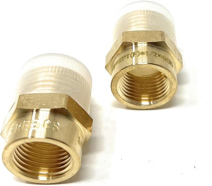 Cascada Lead-Free Brass Adapter, G Thread British BSPP Male to NPT Female |) - Image 7