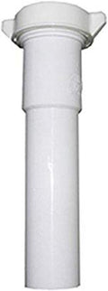 LASCO 03-4321 White Plastic Tubular 1-1/2-Inch by 6-Inch Slip Joint Extension by LASCO