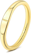 Gold Initial Rings for Women Non Tarnish Thumb Rings for Teen Girls 14K Gold plated for Women