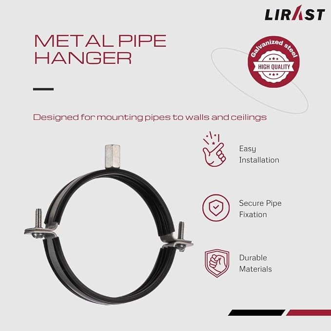 3 Inch Pipe Clamp Pack of 2 - Image 3