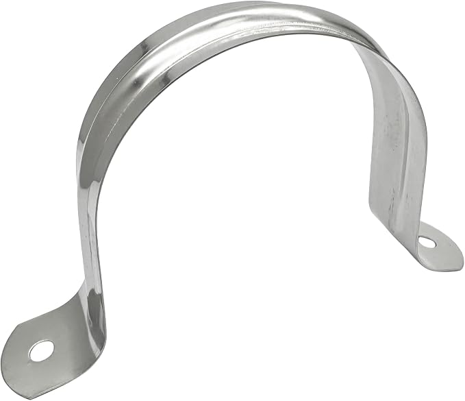 3Inch Two Hole Stainless Steel U-Tube Clamp Connecting Ring Hose Clamp-Bracket - Image 3