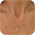 Valentines Gifts for Her Women - Initial Necklaces for Women Dainty 14k Gold Plated A-Z Letter Pendant Name Necklaces Cute Charm Choker Fashion Accessories Non Tarnish Trendy Jewelry Gift