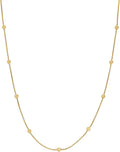 Hey Harper Gold Necklace For Women Trendy Necklace - 14K Golden PVD Coating Waterproof & Sweatproof Non Tarnish Jewelry Chain Necklaces