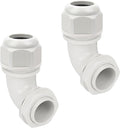 M32 Cable Gland, 90 Degree Adjustable 18-25mm Strain Relief, Cord Connectors by LeMotech