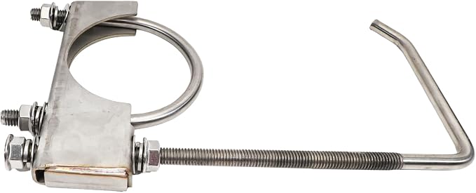 4 Pcs 3" Exhaust Clamp with Hanger, Heavy Duty Exhaust Hanger with Clamp - Image 6