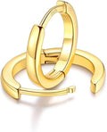FaithHeart Sterling Silver Hoop Earrings for Women, Hypoallergenic Huggie Hoop Earrings Lightweight Small Cartilage Earrings Hoop Earring Dainty Everyday Earrings 6/8/10/12/14/15/16/18/20mm