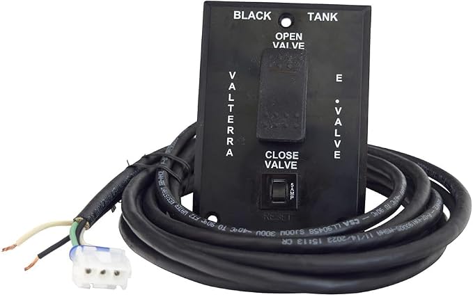 3 Inch Electric RV Sewer Waste Valve 12V 1.7 Amp Straight Valve Compatible by Part+Synergy