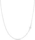 KEZEF 18k Gold Over Sterling Silver 1mm Box Chain Necklace Made in Italy | 925 Sterling Silver Necklace for Women | Rose Gold Chain for Women Men