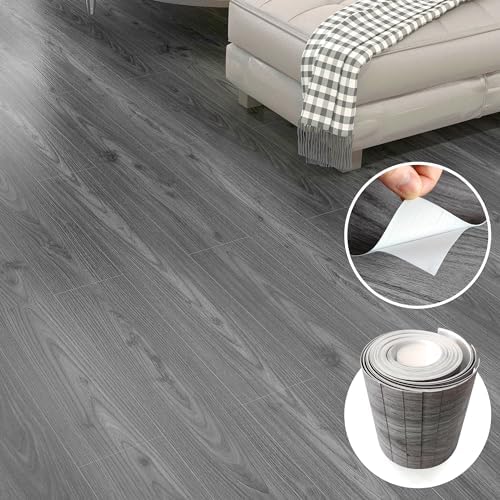 Lareko Peel and Stick Floor Tile, Self Adhesive Vinyl Wood Plank Flooring by Lareko