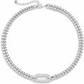 Moodear Gold Necklace for Women Trendy - Chunky Herringbone Paperclip Cuban Link Chain Choker Hypoallergenic Trendy Necklaces for Women Non Tarnish Jewelry Gifts