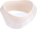 Trendy Acrylic Resin Bangle Bracelet for Women Chunky Transparent Acetate Mottled Plate Bangle Bracelet Statement Jewelry