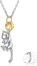 Animal Necklace Cat/Fox/Otter/Sloth/Cow/Highland Cow/Koala Necklace Cute Animal Jewelry Gifts for Women