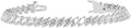 Houston Diamond District 2 to 28 Carat Lab Grown Diamond Classic Tennis Bracelet, 4-Prong Setting for Women (E-F Color, VS2-SI1 Clarity)