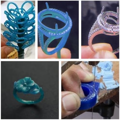 NIUPIKA Carving Wax Ring Tube for Making Rings Mold Hard Wax Blank Large Flat - Image 7