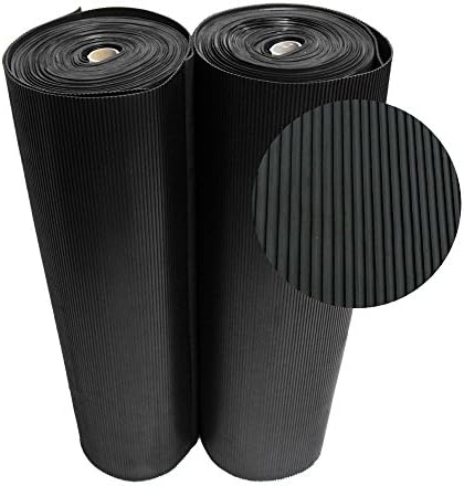 Rubber-Cal 03_167_W_RC_15 Ramp Cleat Non-Slip Outdoor Rubber Floor Mats by Rubber-Cal