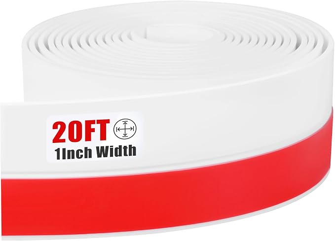 Draft Seal Tape for Doors and Windows 1 in x 20 Ft Silicone Weather Stripping by Kikerike