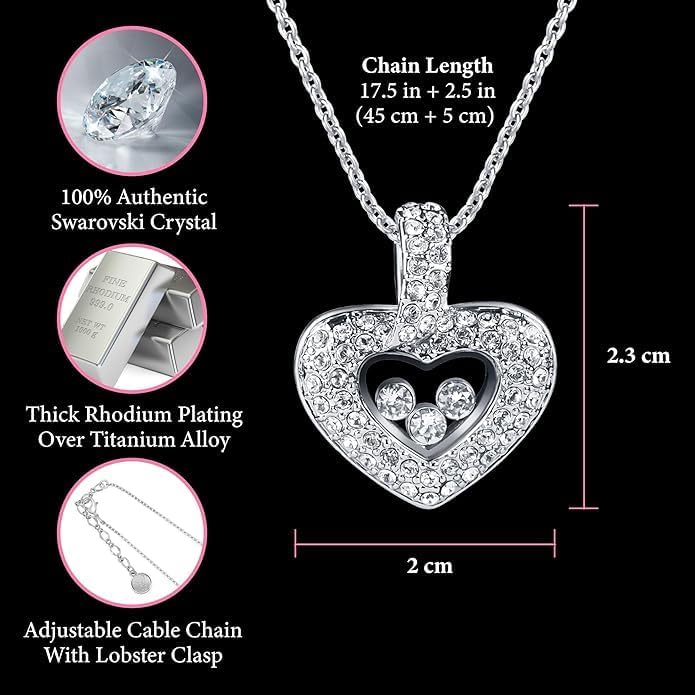 TRYNDI To My Daughter Necklace from Dad - Christmas Gifts for Daughter, Granddaughter, Daughter-In-Law, Women's Jewelry Gifts for Women Birthday, Valentine's Day, Mother's Day