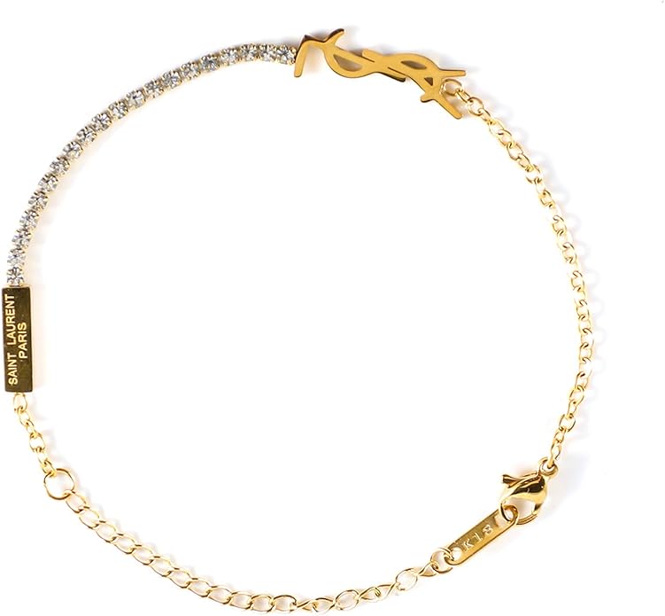 Initial Dainty 18K Gold Plated Chain Link Bracelet for Women, Minimalist Luxury Jewelry Gift