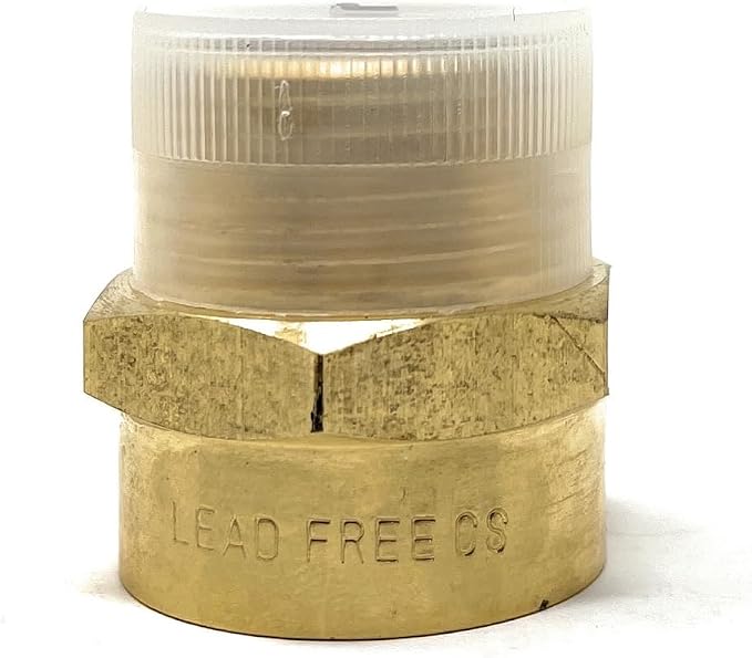 Cascada 1" G Thread Female to 1" NPT Male Adapter | Brass Pipe Fitting Adapter - Image 8