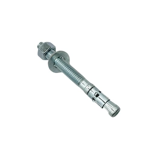 MIGHTY FASTENERS Zinc-Plated Steel Wedge Anchors, 1/2" X 4-1/2" by We%E2%80%99reFastenedtoYourNeeds
