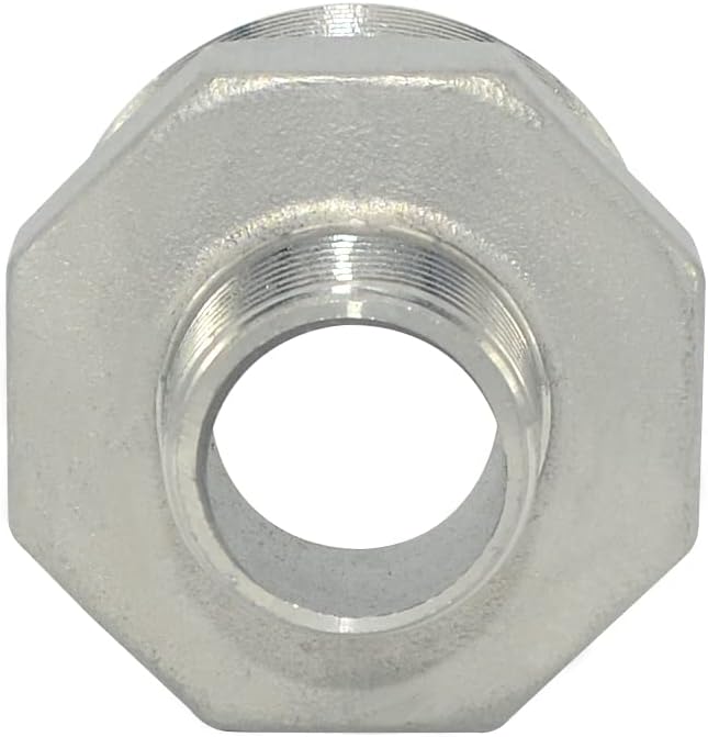 1-1/2" x 3/4" Male Threaded Reducing Nipple Fitting/Adapter, Stainless Steel - Image 5