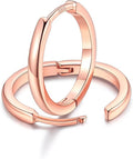 FaithHeart Sterling Silver Hoop Earrings for Women, Hypoallergenic Huggie Hoop Earrings Lightweight Small Cartilage Earrings Hoop Earring Dainty Everyday Earrings 6/8/10/12/14/15/16/18/20mm