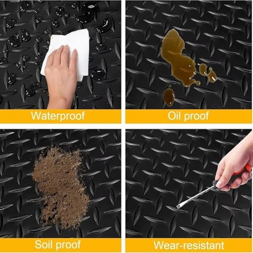 Truck Bed Mat Blue 1×14m, Pickup Truck Mat, Truck Floor Protector, Non-Slip - Image 3
