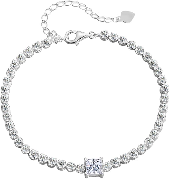 14K Gold Adjustable Diamond Bracelet for Women | Round/Oval/Princess Cut D-Color VVS1 | Ideal Gift for Birthdays & Special Events