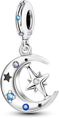 MULA 925 Sterling Silver Charms for Bracelets and Necklaces Airplane Passport Dangle Pendants Beads Butterfly Dragonfly Charms Jewelry Charm for Women