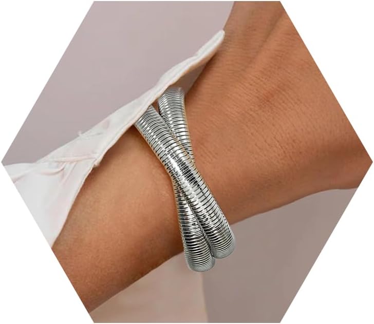 18K Gold Plated Bracelets for Women Gold Bangles for Women Chunky Bangle Bracelets for Women Bracelets Stack Tarnish Free Bangle Set of 3 for Women Accessories for Her Gifts